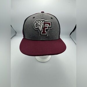 Fordham University Embroidered snapback Black Hat Nike y2k